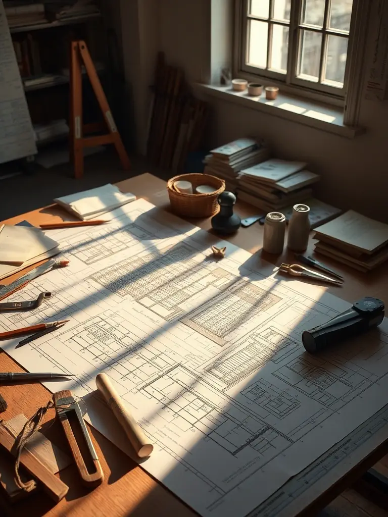 A photograph showcasing the detailed documentation process of a medieval church in Ardèche, with researchers meticulously recording architectural details and historical inscriptions.